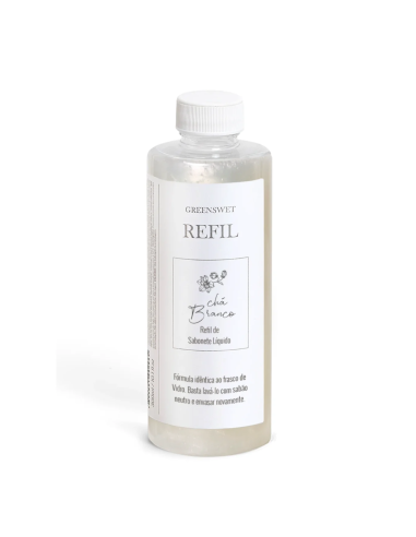 Refil Sabonete Liquido 300ml Essência Chá Branco - Greenswet