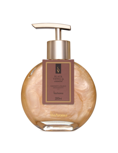 Sabonete Líquido Desodorante Black Vanilla Via Aroma - 200ml