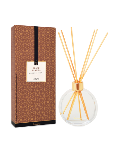 Difusor de Varetas Black Vanilla Via Aroma - 200ml