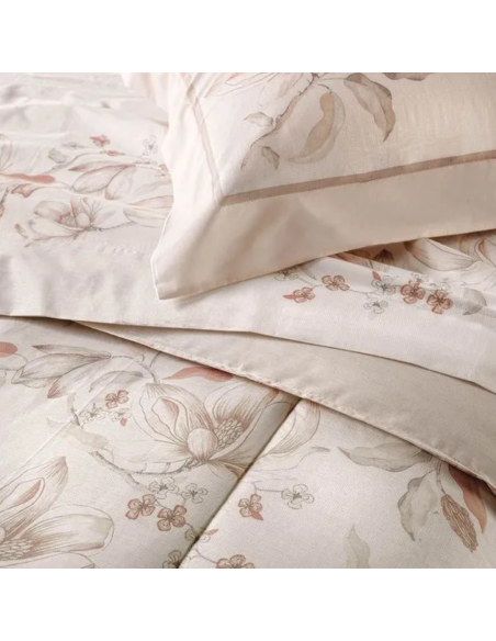 Jogo de Cama Casal 4 Peças Percal 200 Fios Magnolia - Karsten