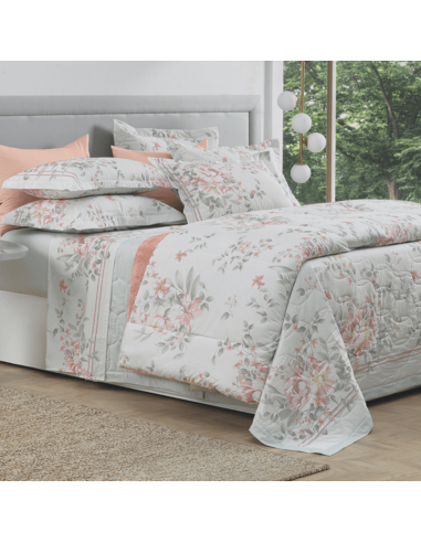 Jogo de Cama Casal 4 Peças 180 Fios Vivaz - Karsten