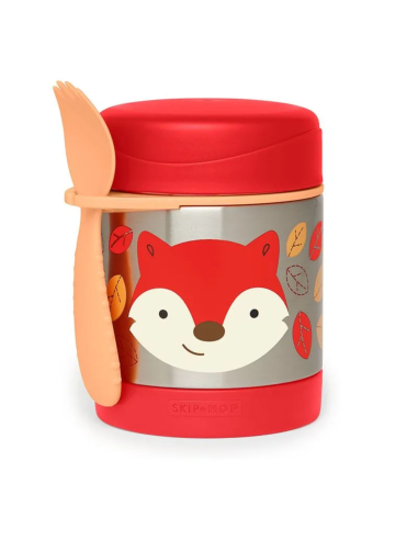 Pote Térmico com Talher Zoo Raposa Skip Hop